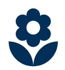 Bildikon på en blomma.